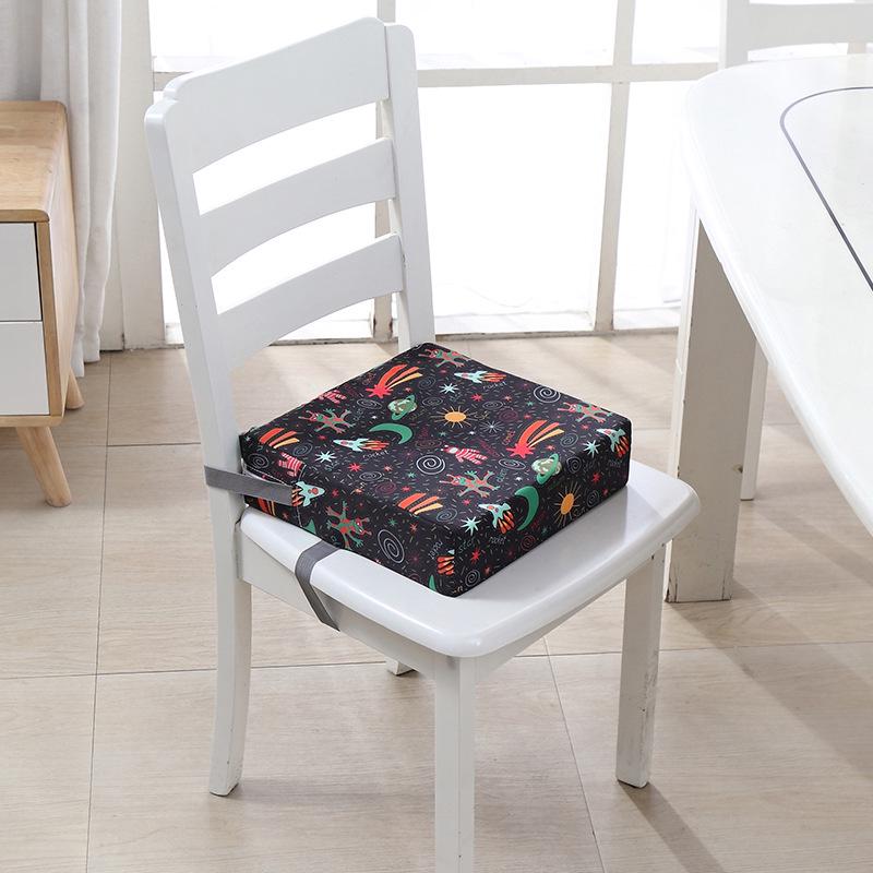 Nordic Style Adjustable High Chair Booster Cushion for Children - Waterproof and Heightening for Primary School Students