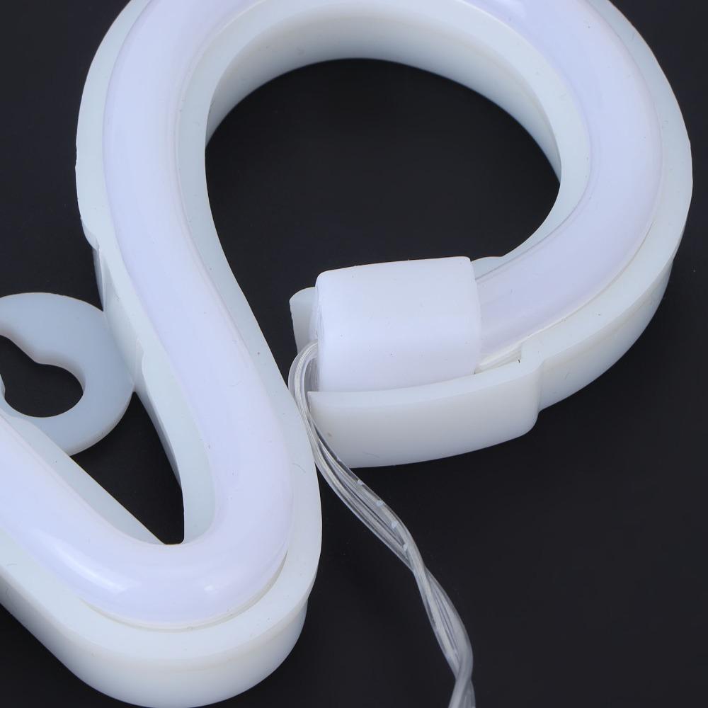 Decorative Night Light 5V LED Neon Sign Light 1W USB or Battery Powered Neon Light Hello Letters LED Neon Light Store