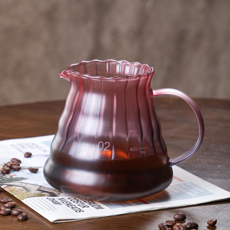 

Glass Coffee Dripper & Immersion Brewer Cone Filter for Pour Over and Steeped Coffee Compatible with Paper Filters