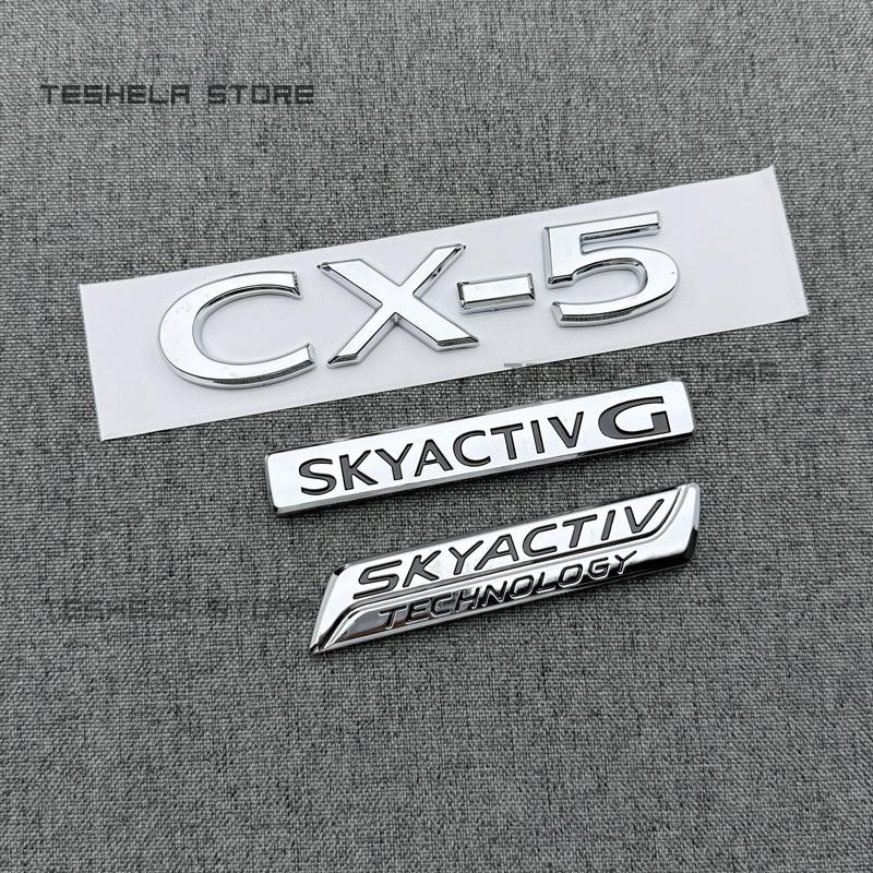 3d ABS for Mazda CX-5 13-25Year EditionABS ChromeLogo BYD Emblem Letters Stiker Car Trunk Badge Auto Parts Accessories
