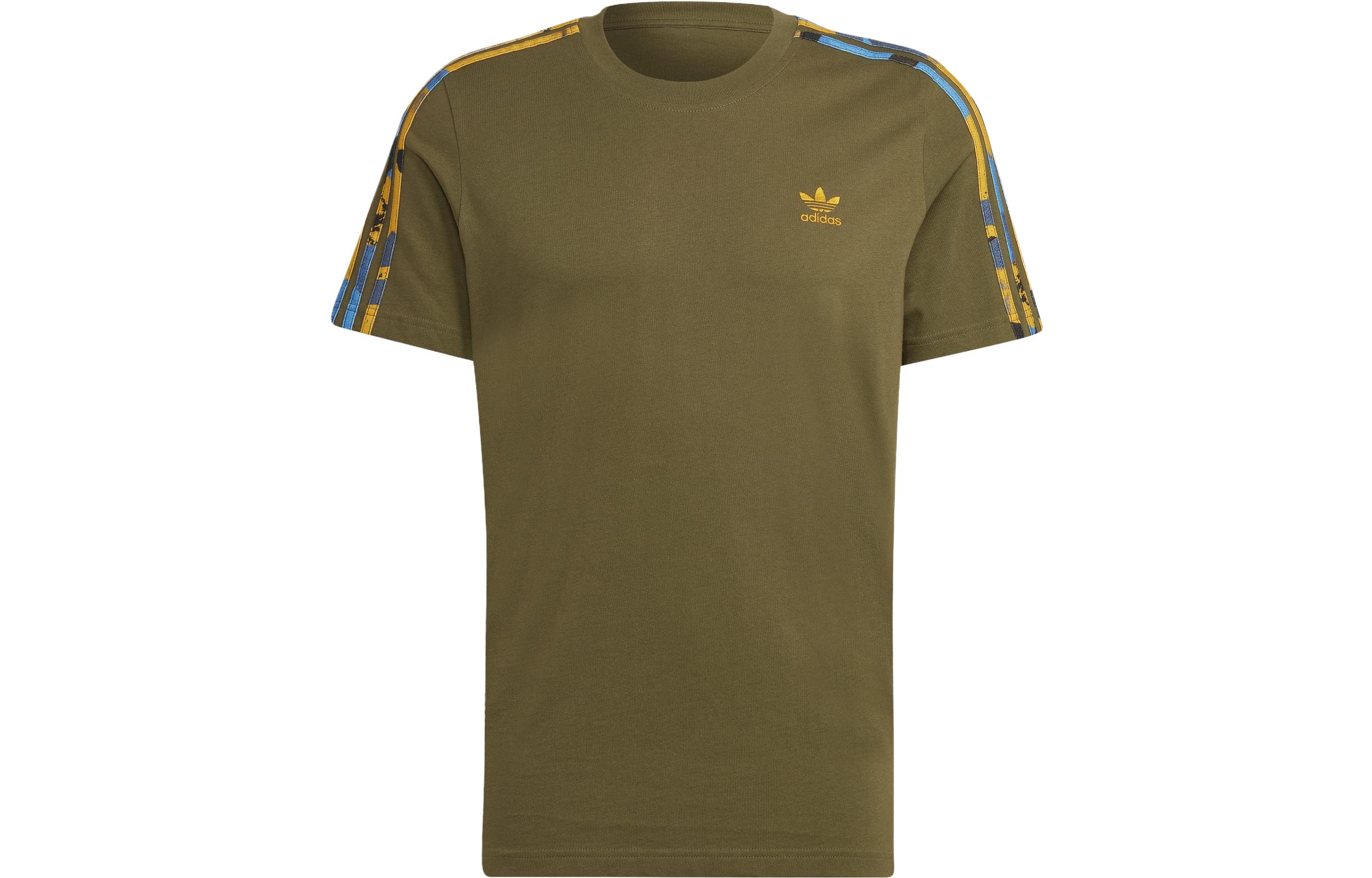 Adidas Originals T Shirt Men s Olive HK2797 XS
