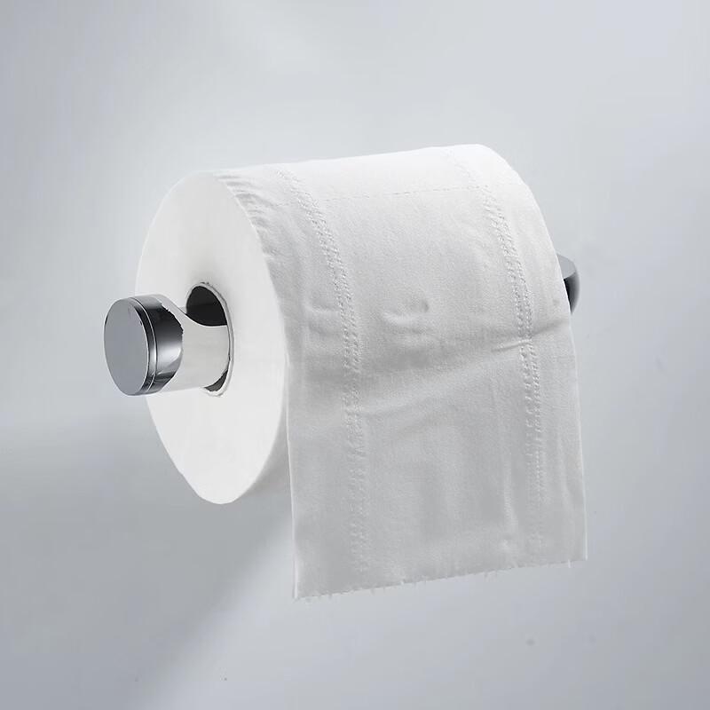 Wall-Mounted Toilet Paper Holder with Hook