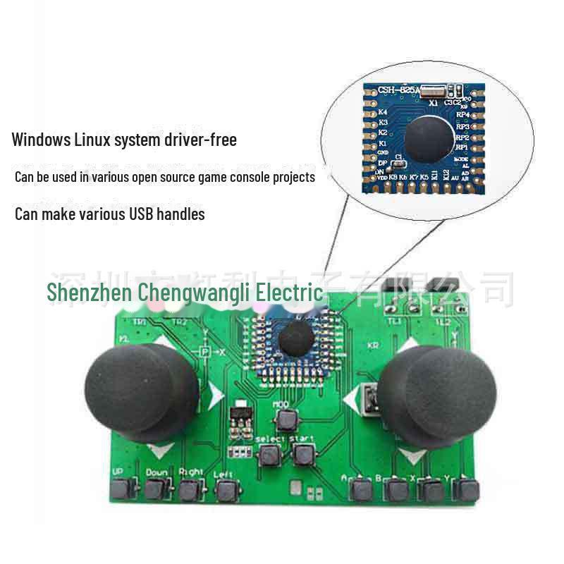 

Ігровий контролер Raspberry Pi 4B/CM4 USB та модуль дистанційного зондування - без драйверів