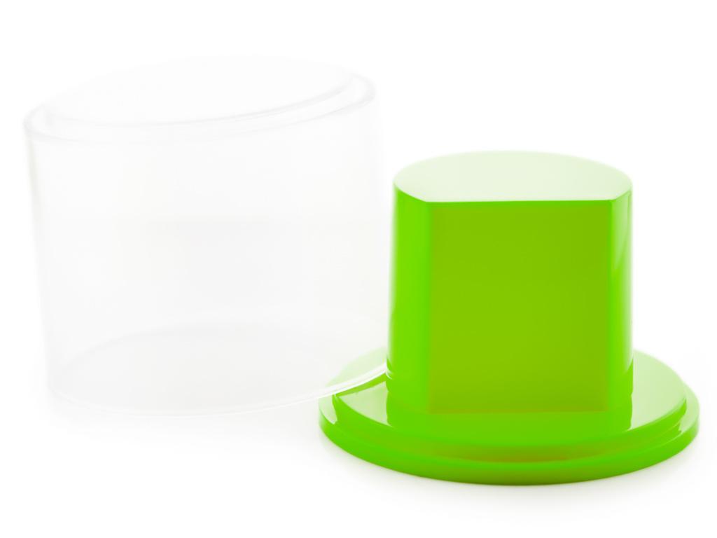 Geschenkbox für Uhr - Kunststoff grün