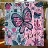 1pc Bathroom Shower Curtain, Love Theme Party, Anniversary Shower Curtain, Includes 12 Hooks, 180*180cm Bathroom Curtain Home