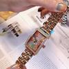 Watch Ladies Fashion Retro Steel Belt Digital Rectangle Bracelet Tide Diamond Watch