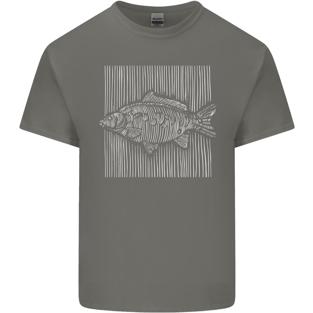 Carp Lines Fishing FisherUnisex Fish Angling Unisexs Light Cotton TShirt