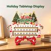 Christmas 25 days Countdown desktop calendar decoration red green