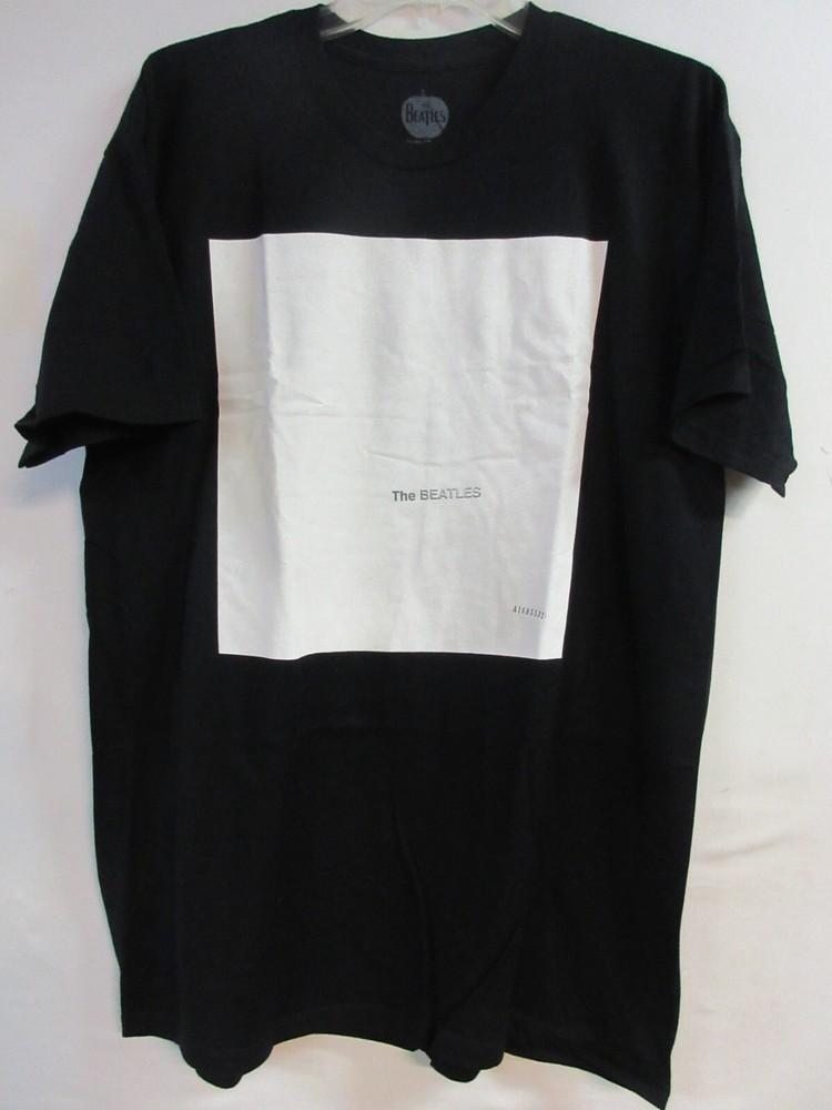 THE BEATLES OFFICIAL MERCH WHITE ALBUM BAND CONCERT MUSIC  XL slim Unisex T-Shirt XXXL