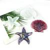 1pcs Starfish Mold Starfish Style Candle Molds Food-Grade Seashell Silicone Molds Cute Gifts for Baking Biscuits Pudding new
