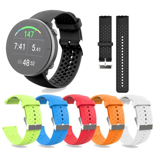 Watch Band Soft Silicone Smartwatch Strap Wristband Replacement Accessories for Polar Vantage M