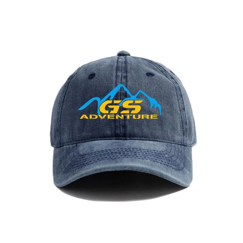 GS Adventure Baseball Caps Distressed Hats Cap Men Women Retro Outdoor Summer Adjustable Hats Leisure Outdoor Sun Protection