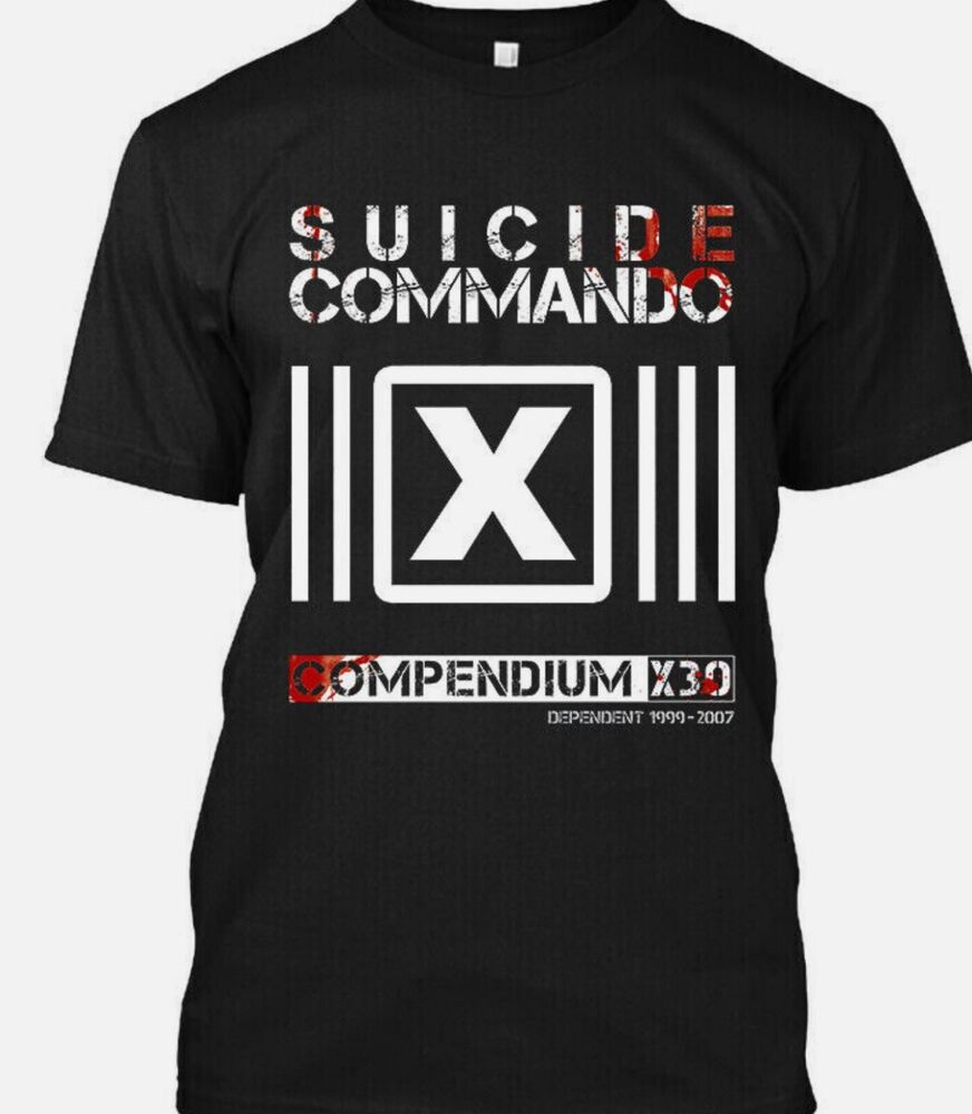 

Ограниченная новая футболка с логотипом электро-группы Suicide Commando Compendium X30 2XL