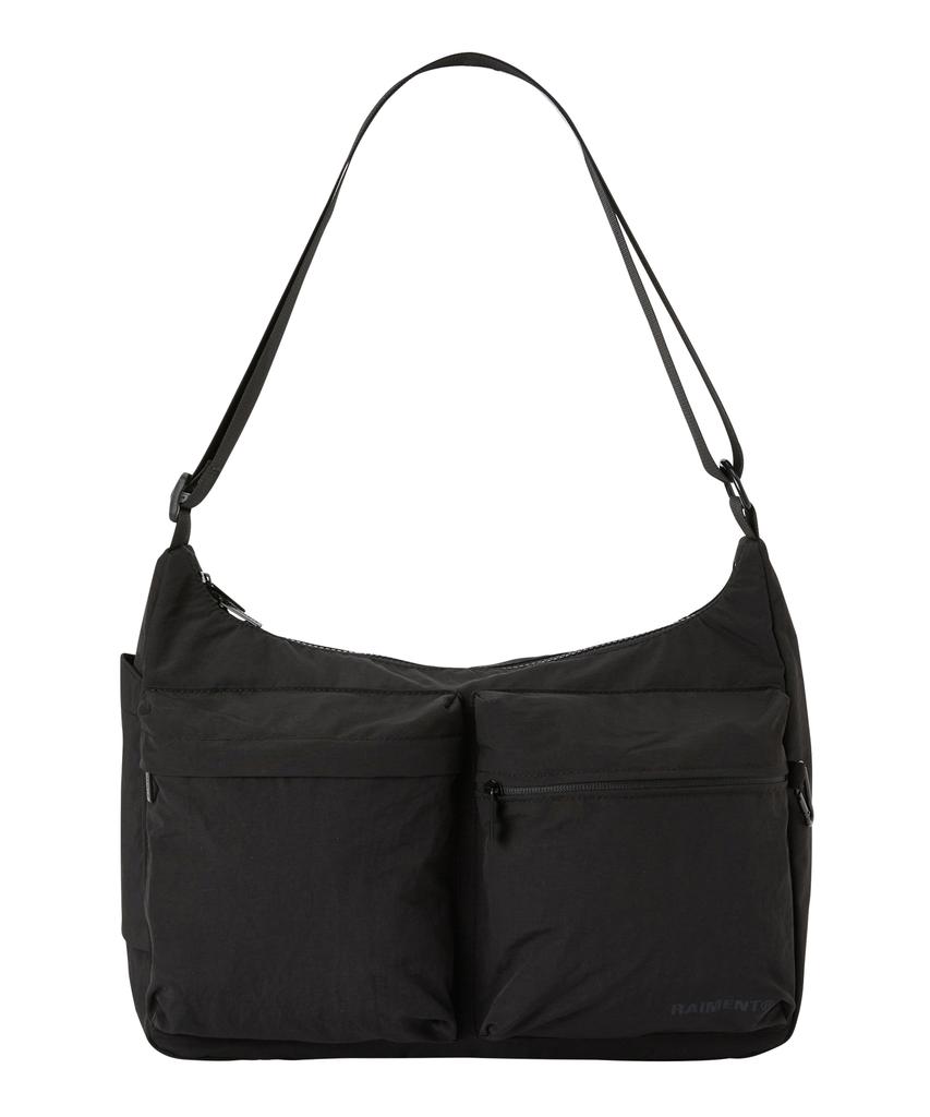 Raiment Hobo Citywalker Multi Crossbody Bag_Black