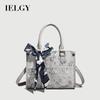 Large-Capacity Tote Bag Pattern Embroidered Portable One-Shoulder Diag