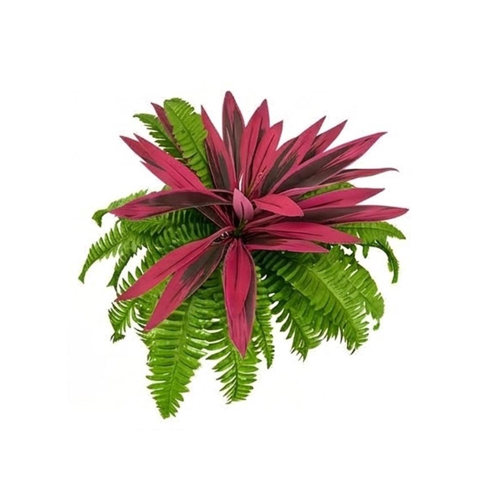 Dracena Artificiale Resistente ai Raggi UV Felce di Boston Pianta di Banano Simulazione Patio Balcone Portico