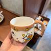 Ceramic Cup With Lid Cute Mug High Value Water Cup Female Couple Home Coffee Breakfast Cup