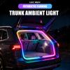 Dynamic Flowing Car Trunk Light Strip for SUV 400cm Flexible Multi-Color RGB Neon Atmosphere Light 12V App Control Ambient Lamp