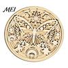 Brass Sealing Head Vintage European Magic Themed Wax Seal Stamp Head, Solid Exquisite Relief Engraved for Journal Envelope Wedding Invitation
