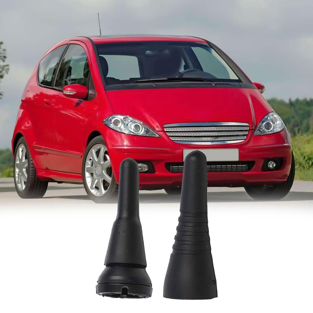 Roof Antenna Rubber Sleeve Kit ABS Black OEM 2108202175 For Mercedes C-Class W202 1993-2000 E-Class W210 1995-2003