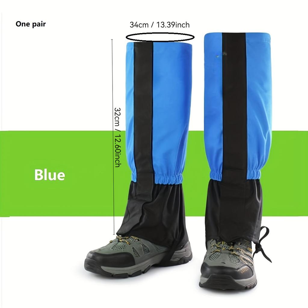 Leg Boot Gaiters Hiking Leg Gaiters Snake Gaiters- Snake Bite Protection for Lower Legs Adjustable Snow Boot Gaiters for Hiking and Snowshoeing