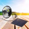 5W Mini Saules Panelis ar Portatīvu Dzesēšanas Ventilatoru Fotoelementu Saules Paneļu Komplekts Siltumnīcai