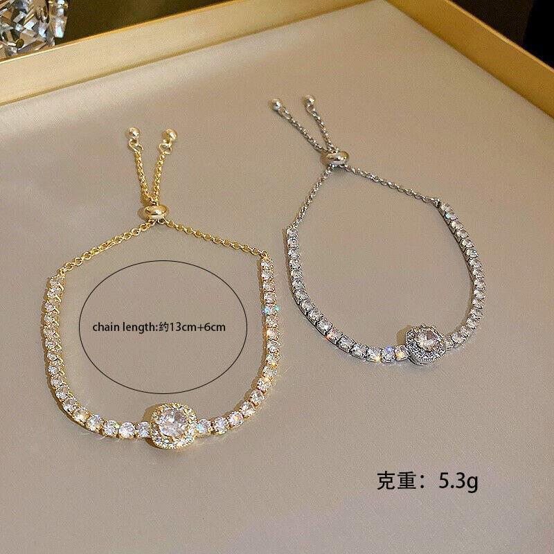 Europe and the United States hot-selling new products fashion rose gold love zircon bracelet simple alloy diamond-encrusted women's bracelet bracelet