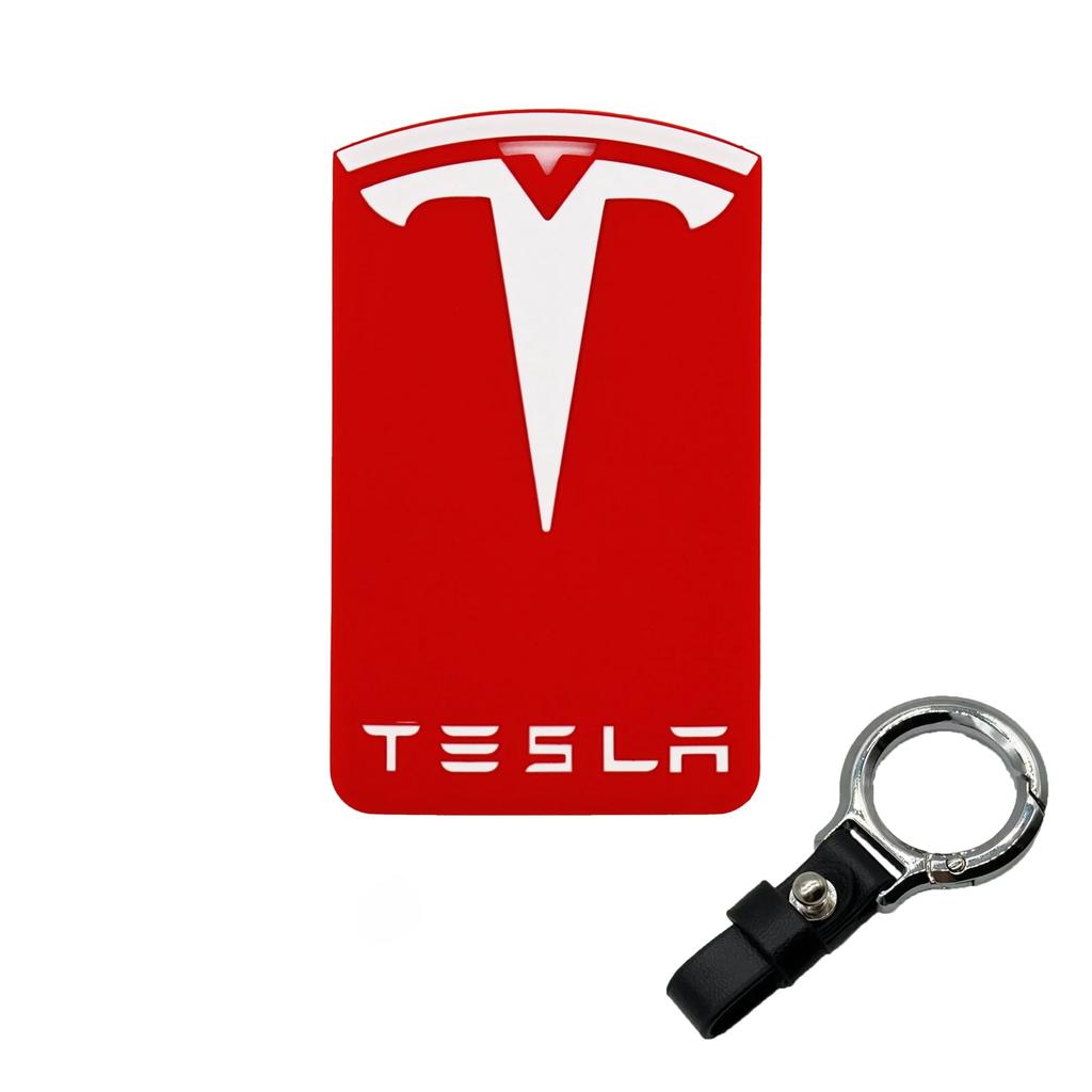 Autoaufkleber Tesla Silikon-Schlüsselkartenhalterhülle kompatibel mit Tesla Model 3/Model Y Schlüsselschutzhülle Zubehör