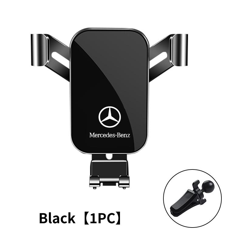 BAD1 Car Styling Aluminum Alloy Mount Phone Holder Dashboard Cell Stand Accessories For Benz Exclusive AMG W124 W203 W204 SPRINTER V