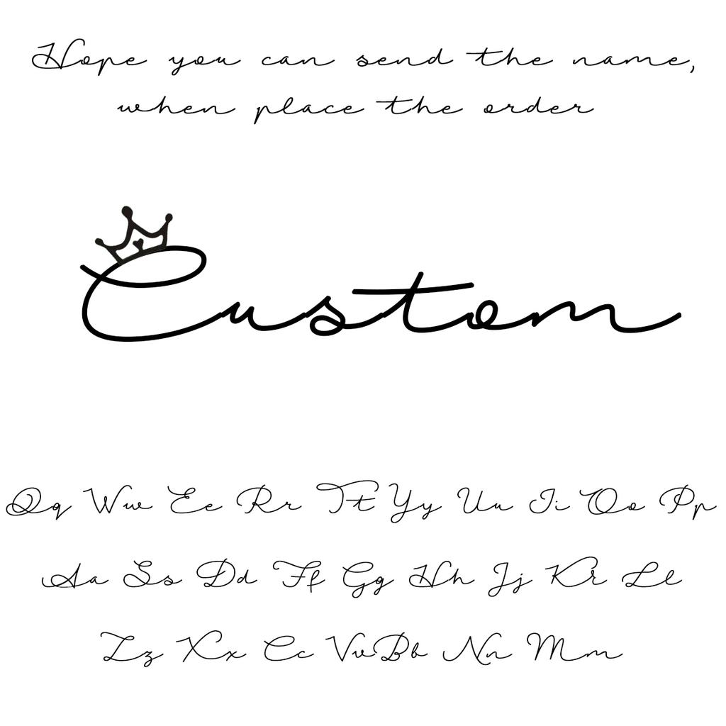 Atoztide Personalized Custom Name Necklaces for Women Stainless Steel Letter Star Heart Butterfly Pendant Choker Jewelry Gift