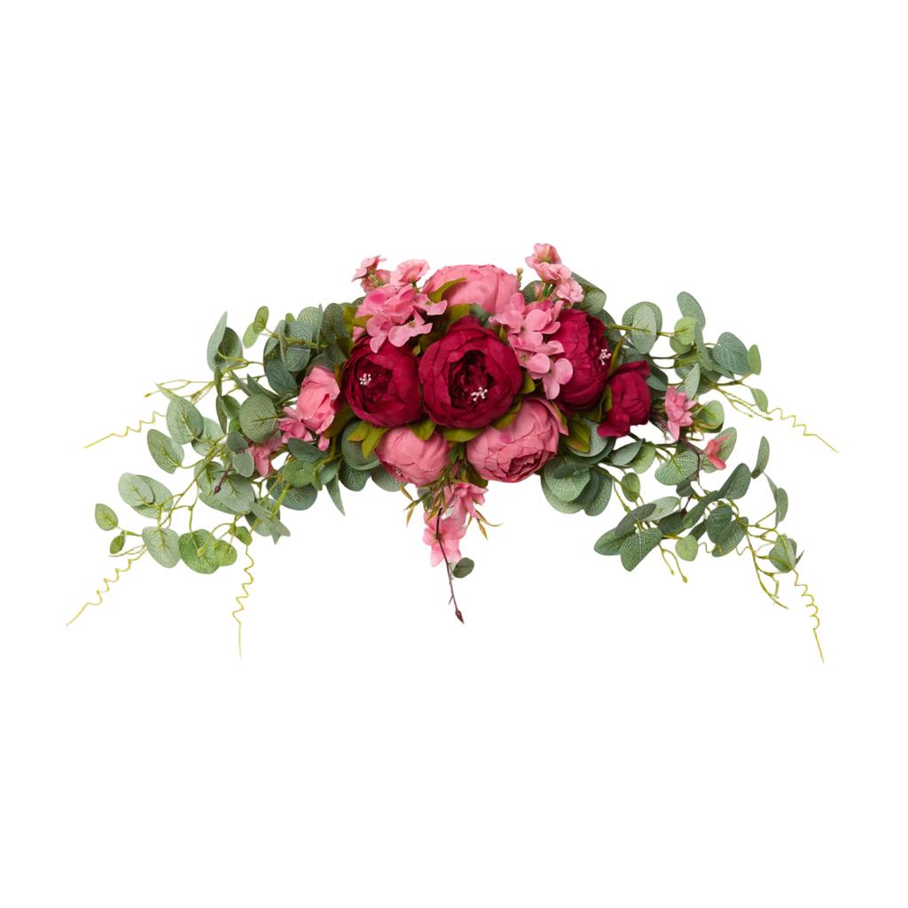 Artificial Flower Door Lintel Mirror Table Flower Hanging Decoration