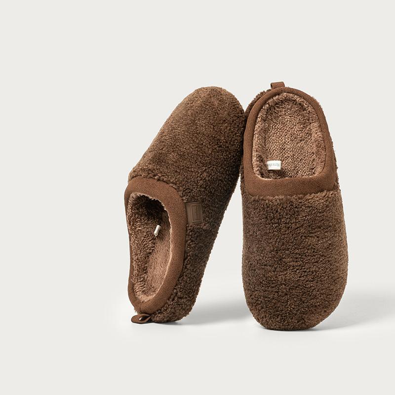 Fashion Crestar Winter Fuzzy Slippers For Women Soft Cozy Indoor Plush Flat Shoes Warm Fur Fuzzy Slides Slip On Furry Cotton Slippers