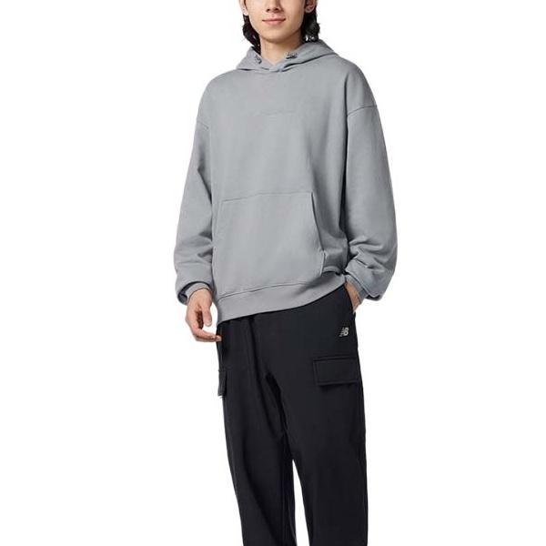 New Balance Lifestyle Casual Hoodie Asia Sizing 'Grey' Men's 5CD37221-DKG