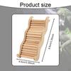 Hamster Climbing Ladder Wooden Smooth Exercise Equipment Funny Portable Wavy Bridge Toy for