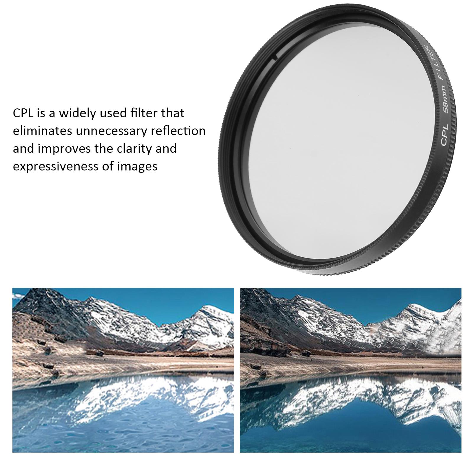 Junestar CPL Lens Filter Camera Polarizing Filter for Celsius Celsius CelsiusOlympusCelsiusFuji