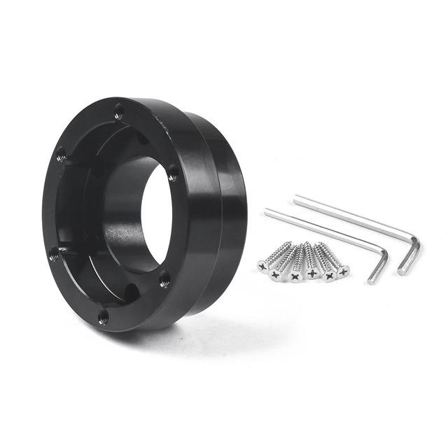 

For Logitech G29 G920 G923 13/14inch Steering Wheel Adapter Plate 70mm PCD Racing Steering Wheel Car Game Modification чёрный