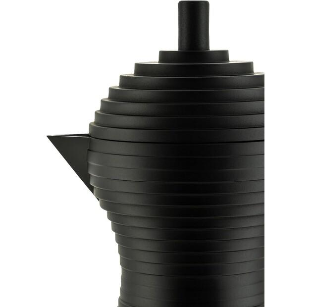 Кофеварка Alessi Pulcina на 3 чашки черный (MDL02/3 BB)