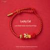 Chinese Zodiac Year of the Horse Handmade Red Rope Bracelet for Good Luck - Unisex Gift