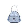 Monogram Polyester Bucket Bag , Handbag , Shoulder Bag , Crossbody Bag Regular Women's Blue (Unisex) Handbags 3ABMS012N 50BLL