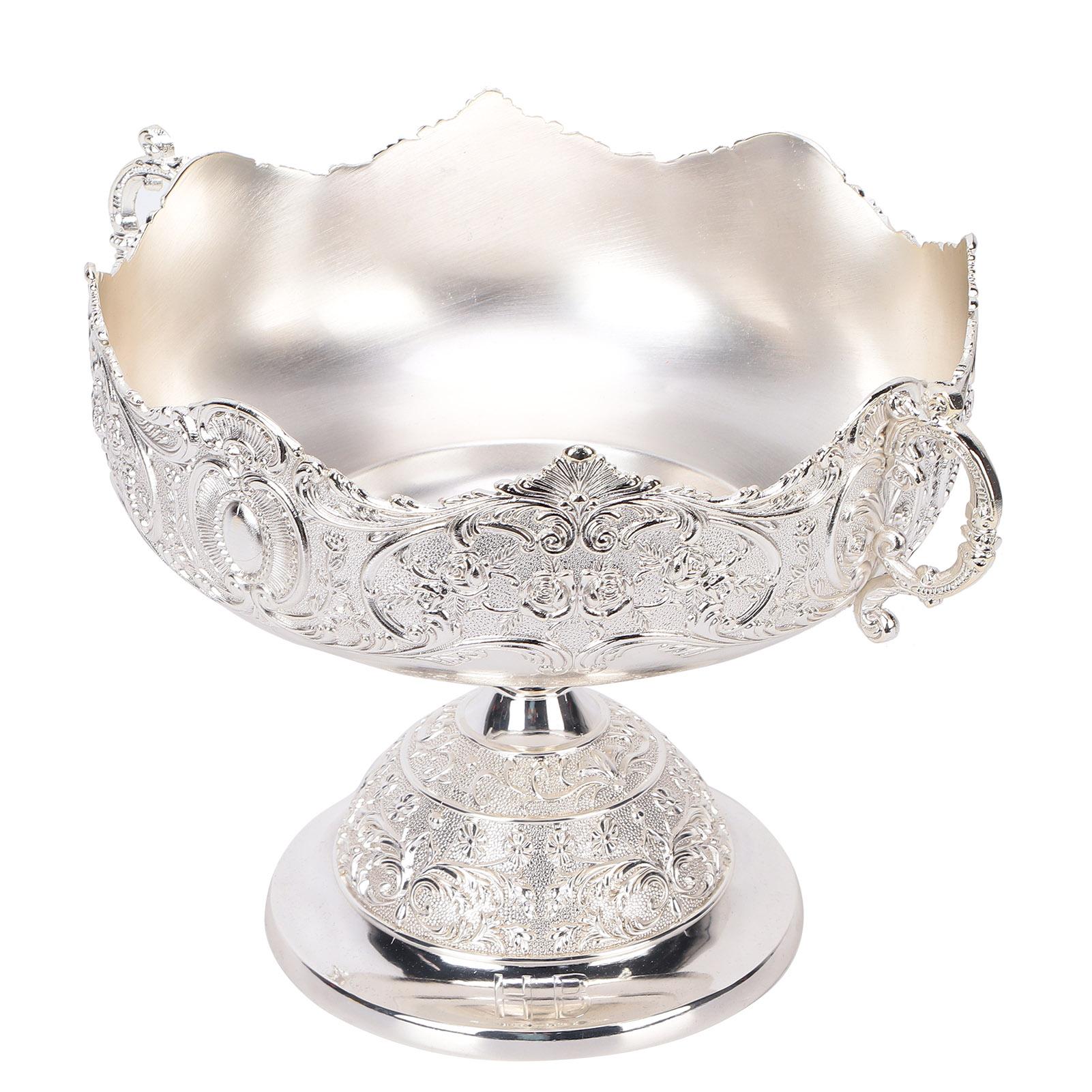 

Европейский поднос для фруктов из цинкового сплава, чаша с украшениями в стиле ретро для хранения конфет