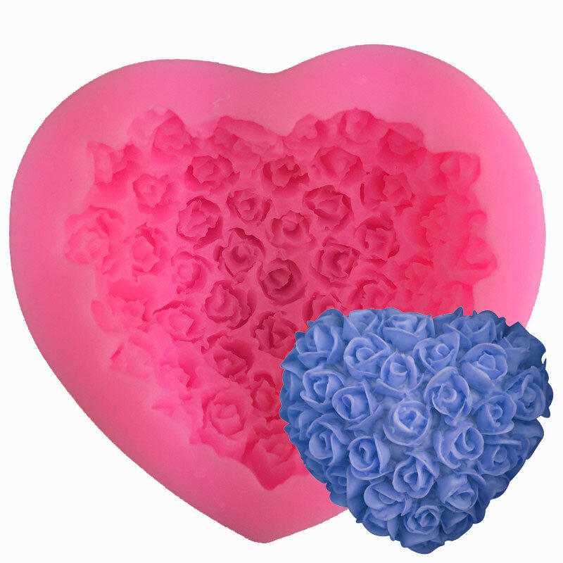 Aromatherapy gypsum form Love Rose Shape - 2pcs