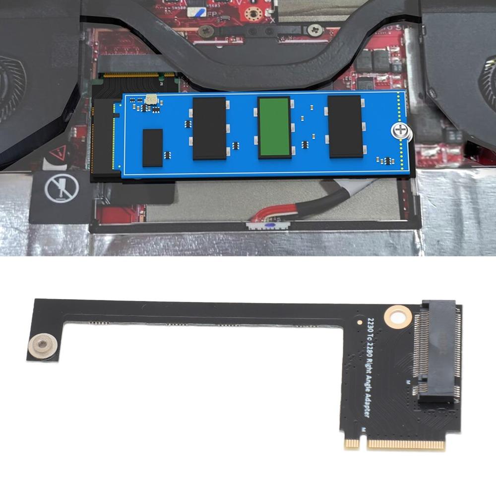 90-Grad-SSD-Erweiterungskarte Hohe Leistung Stabiler NVME-Adapter für für Rog Ally Handheld-Konvertierung 2230 auf 2280