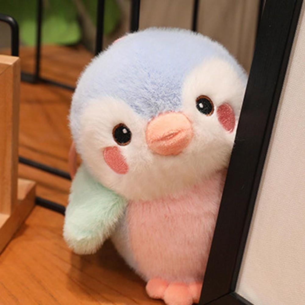 Realistic Parrot Pendant Doll Cute Animal Bird Doll Pendant Plush Bird Keychain Boys and Girls