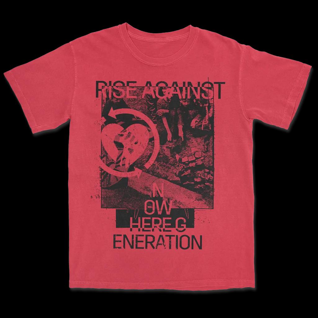 Fashion Hip Hop  Usa Rise Against Punk Band Graphic Unisex Womens Cotton TShirt Streetwear Vintage Fashion Unisex Summer Casual Tee