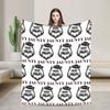 I Am Yelling Carl Funny Donut Cat Blanket Velvet Dungeon Crawler Carls Breathable Warm Throw Blanket for Home Outdoor Quilt