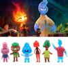 Crazy Element City Sammelfiguren-Set mit 6 PVC-Anime-Modellen