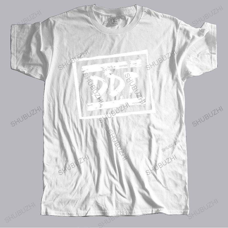 

DDT Tee Russian Band Logo Merchandise for Men Short Sleeve Crewneck Cotton Custom Boyfriend Basic Tees Shirt Big Size S