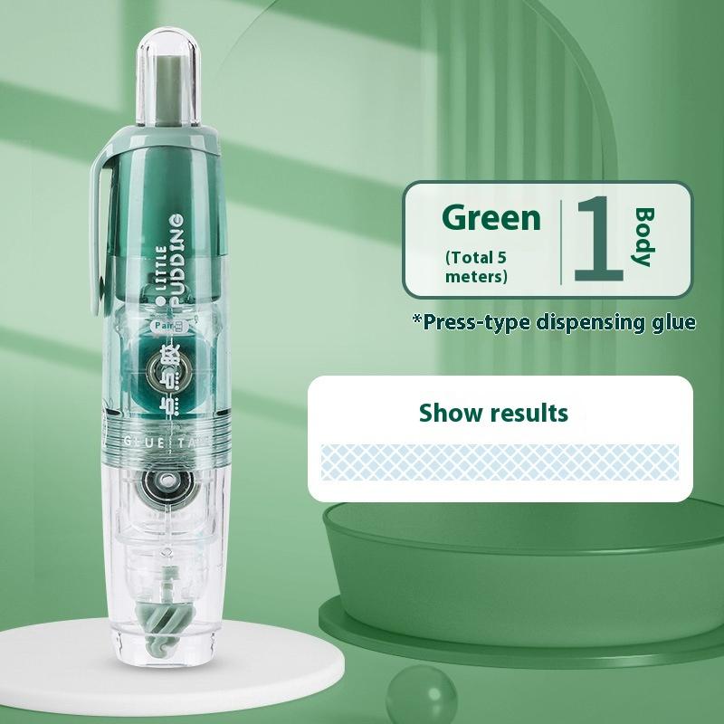 

Ролик с точечным клеем, вращающийся на 360 градусов, ручка с двусторонним скотчем, 5 м, заправляемый клей для скрапбукинга, поделок своими руками, школьных и офисных принадлежностей