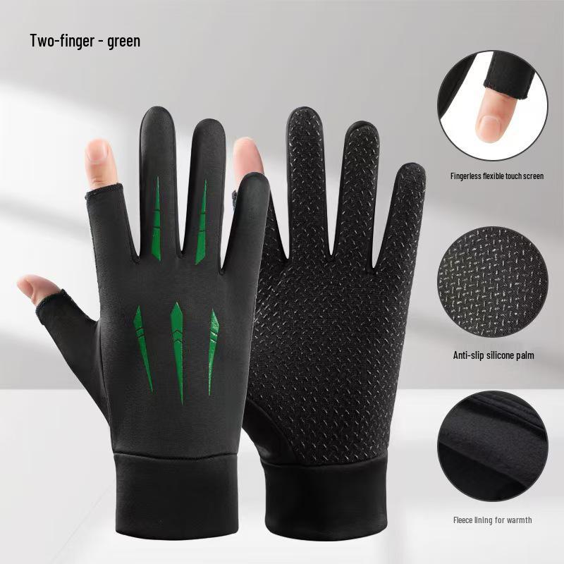 

Мужские и женские зимние ветрозащитные водонепроницаемые флисовые нескользящие уличные перчатки для вождения, езды на велосипеде и мотоцикле One Size