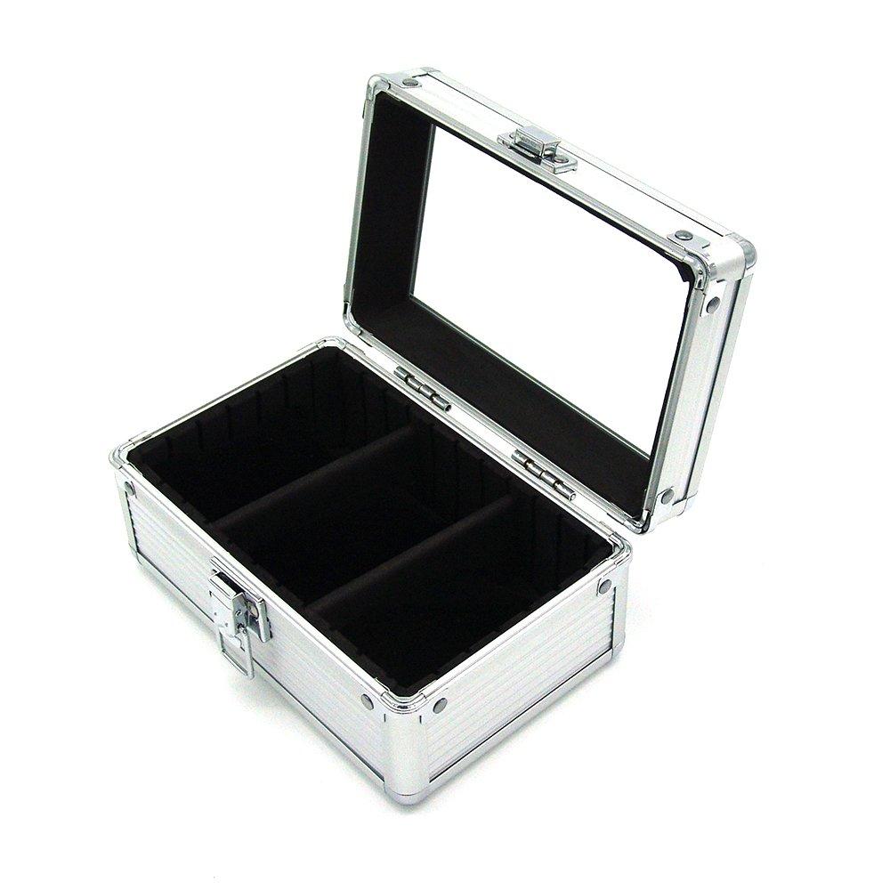 Iriwa Watch Storage Case for 3 Watches (Includes Single Watch Case and Cleaning Cloth) - Watch Collection Case, Display Box, Shockproof,